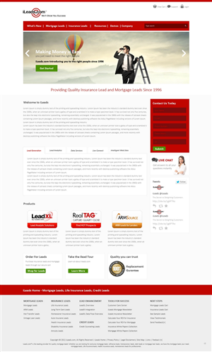 Web Design by pb for iLeads.com | Design: #2923390