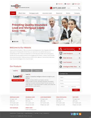 Web Design by pb for iLeads.com | Design: #2923393