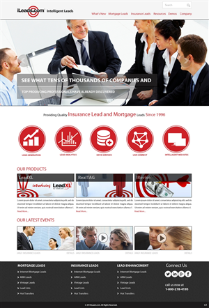 Web Design by pb for iLeads.com | Design: #2923395
