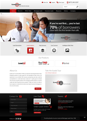 Web Design by pb for iLeads.com | Design: #2923396
