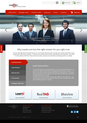Web Design by pb for iLeads.com | Design: #2923401