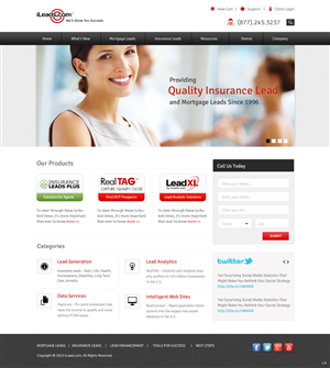 Web Design by pb for iLeads.com | Design: #2923406