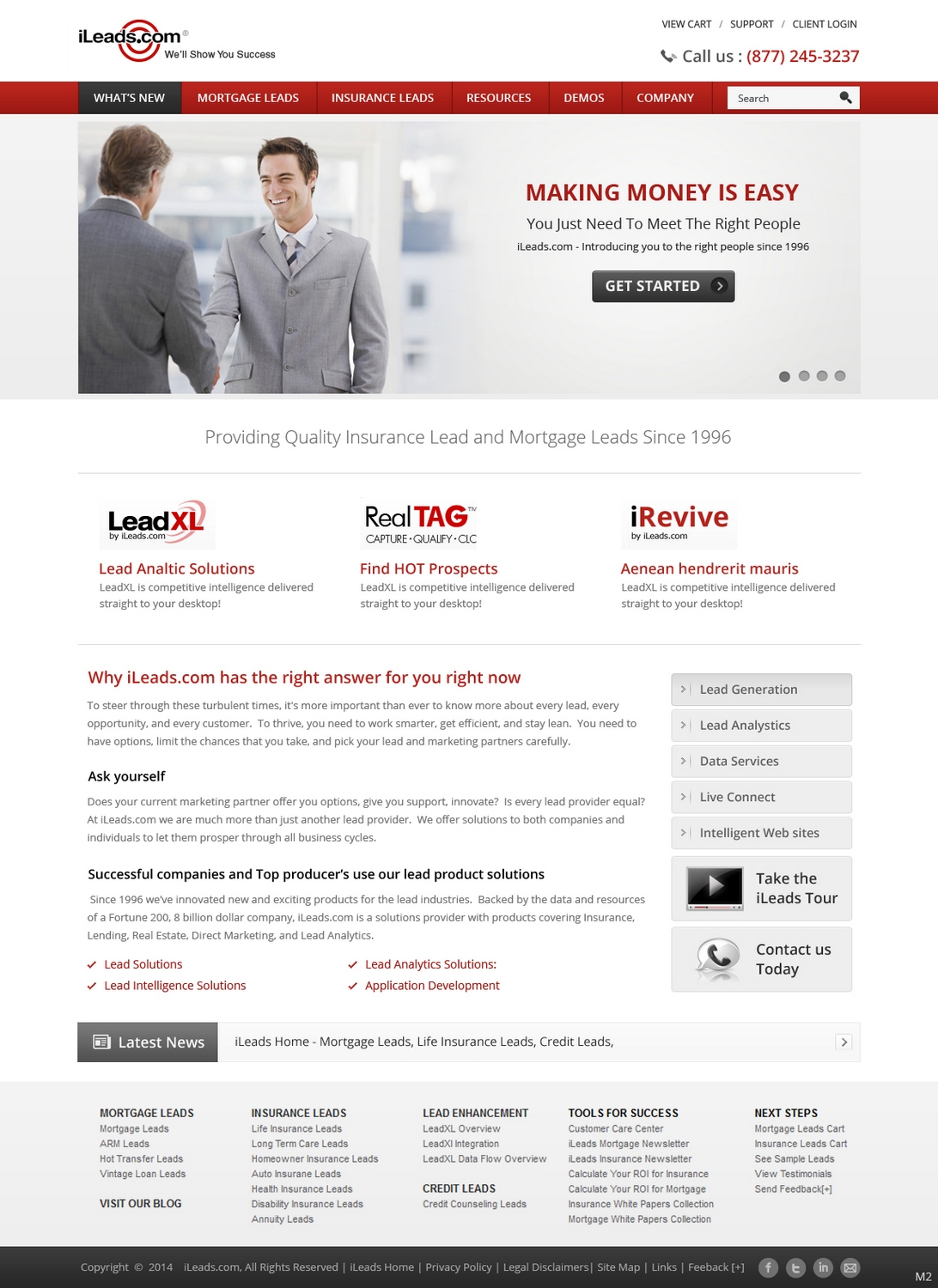 Web Design par pb pour iLeads.com | Design #2923412