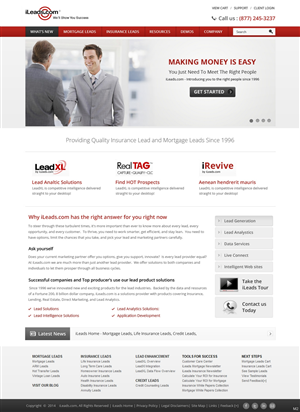 Web Design par pb pour iLeads.com | Design : #2923412