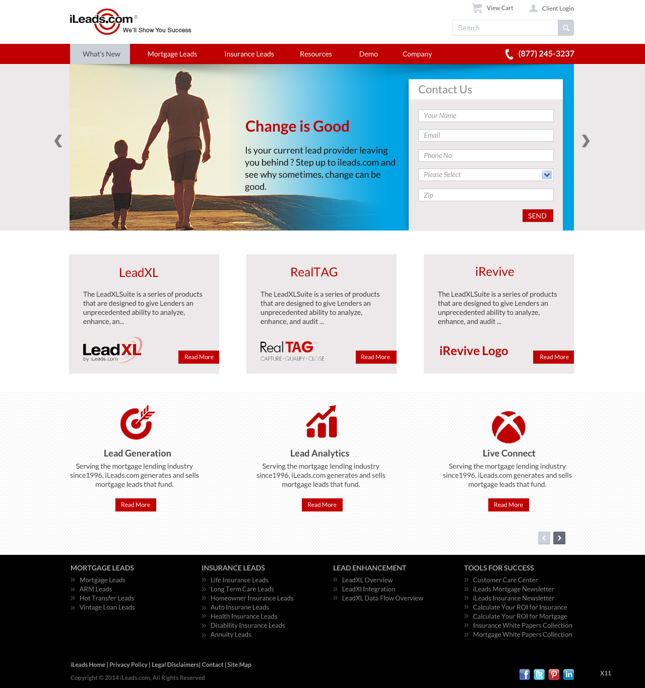 Web Design par pb pour iLeads.com | Design #2927661