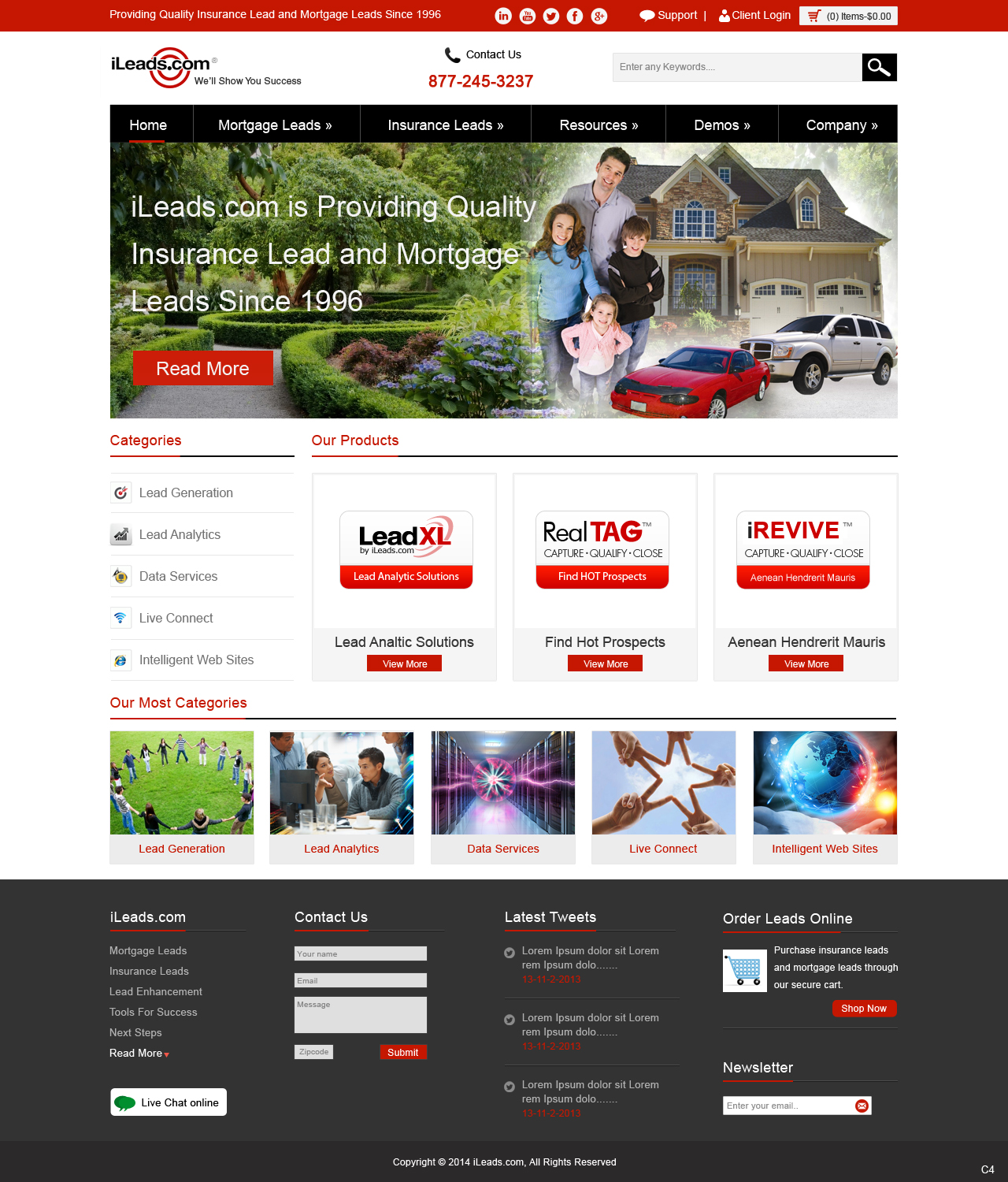 Web Design par pb pour iLeads.com | Design #2927663