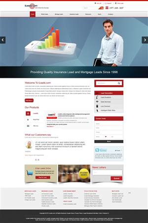Web Design par pb pour iLeads.com | Design : #2927676