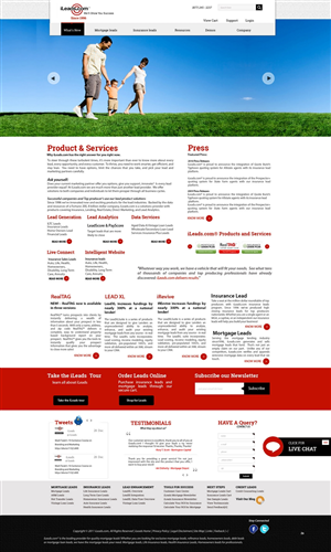 Web Design par pb pour iLeads.com | Design : #2942978