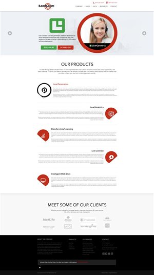 Web Design by TechWise for iLeads.com | Design: #2972092
