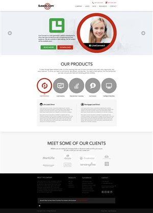 Web Design by TechWise for iLeads.com | Design #2972112