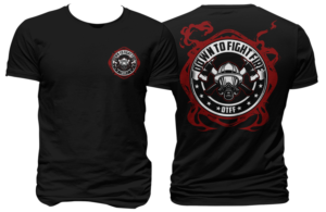 The Volunteer Fire Fighter Podcast - Down to Fight Fire | T-Shirt-Design von Bayu_susilo