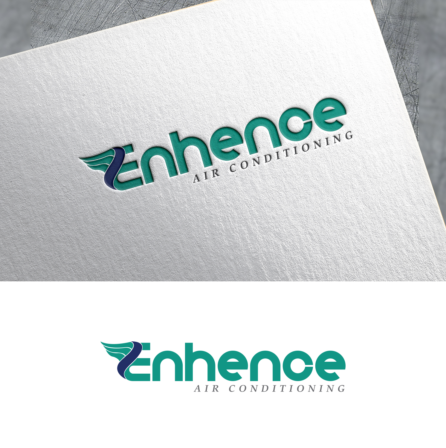 Logo-Design von Farooq Zahid für Enhance Air Conditioning | Design #20272794