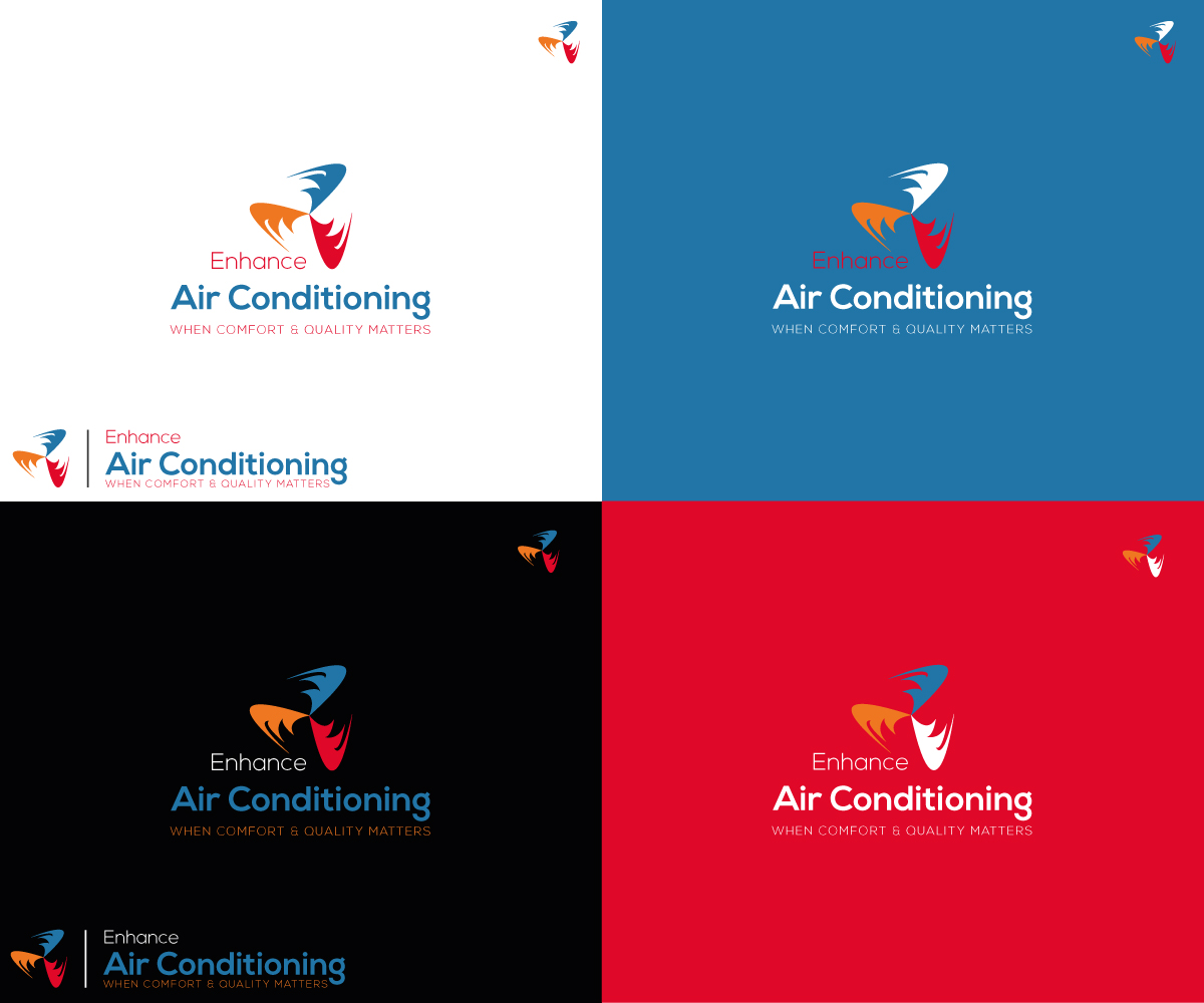 Logo Design by ihsanfaqid for Enhance Air Conditioning | Design #20237543