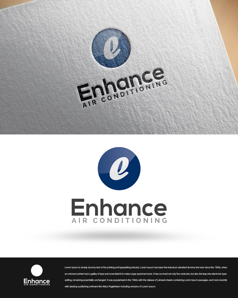 Logo Design by zingodesigns258 for Enhance Air Conditioning | Design #20252317