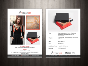 Flyer Design by debdesign for Meno tekstile, Ltd, code: 304411169 | Design: #20297096