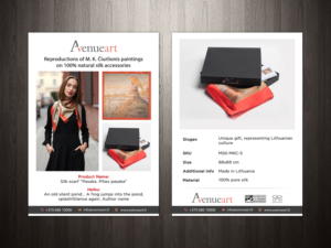 Flyer Design by debdesign for Meno tekstile, Ltd, code: 304411169 | Design: #20297097