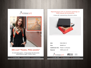 Flyer Design by debdesign for Meno tekstile, Ltd, code: 304411169 | Design: #20320439
