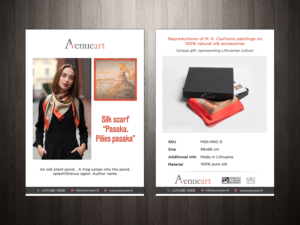 Flyer Design by debdesign for Meno tekstile, Ltd, code: 304411169 | Design: #20320440
