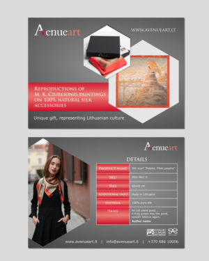 Flyer Design by Printopia Design for Meno tekstile, Ltd, code: 304411169 | Design: #20273606