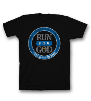 Run for God 10 year anniversary | T-Shirt-Design von saka.aleksandar
