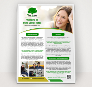 Need an introduce flyer for dental clinic | Diseño de Flyer por TSU Creations