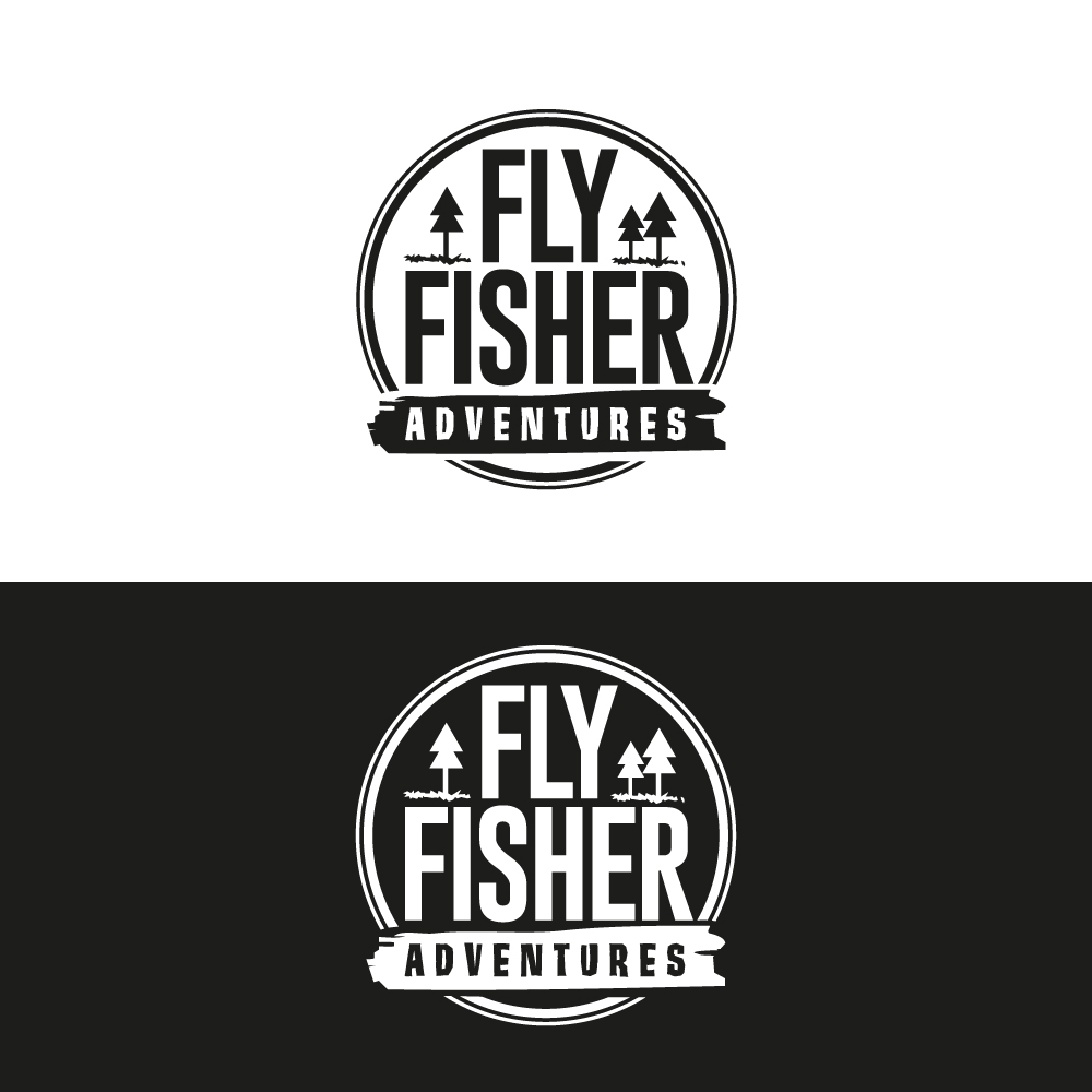 Logo Design by Sujit Banerjee for Fly FisHer Adventures | Design #20228302