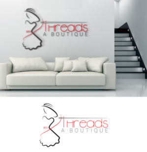Logo Design by Farooq Zahid for Threads a Boutique | Design #20229308
