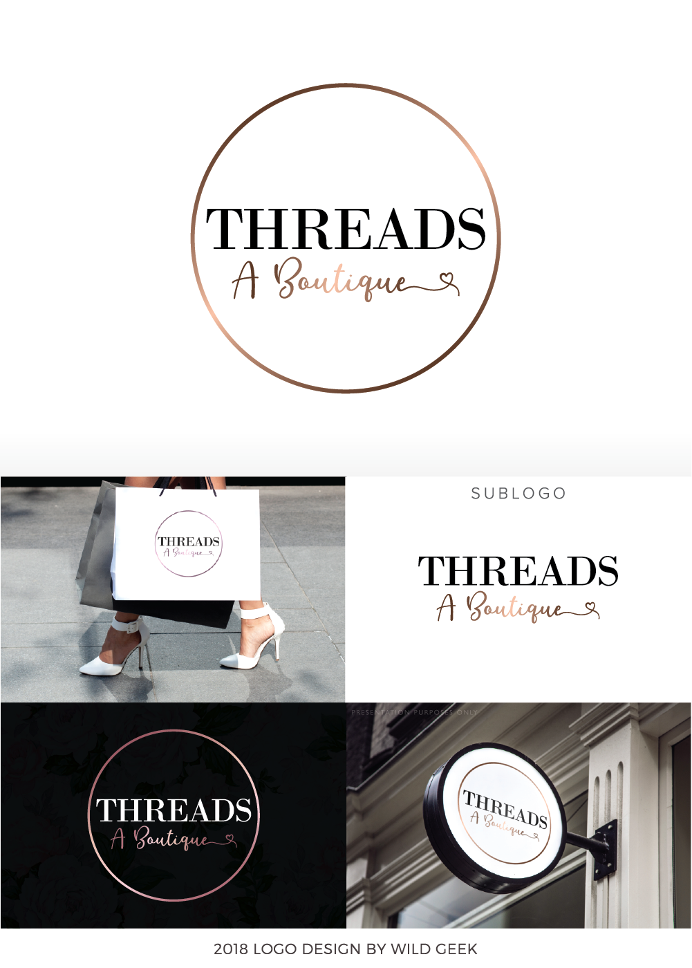 Logo Design by Wild Geek for Threads a Boutique | Design #20250478