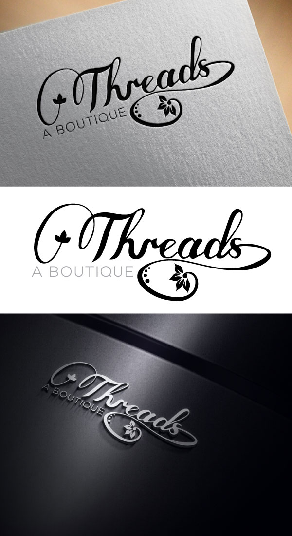 Logo Design for Threads A Boutique by aishwarya.... | Design #20229192