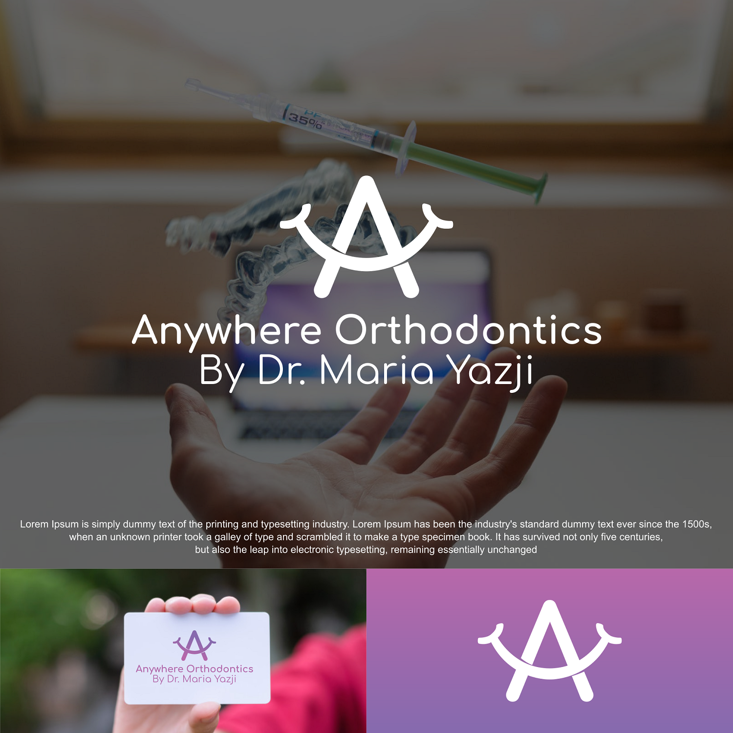 Logo Design by zatsukiki for Dr. Yazji Orthodontics | Design #20240127