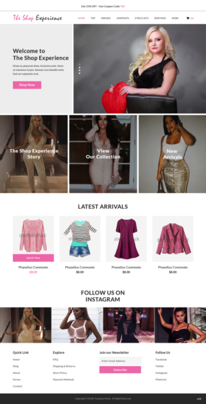 Web Design by pb for Trendythingz | Design: #20248506