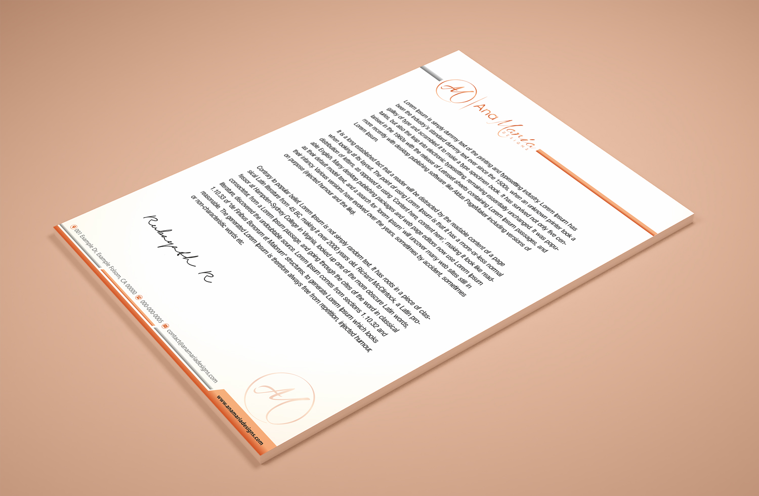 Stationery Design by Petter Goms for this project | Design #20268972