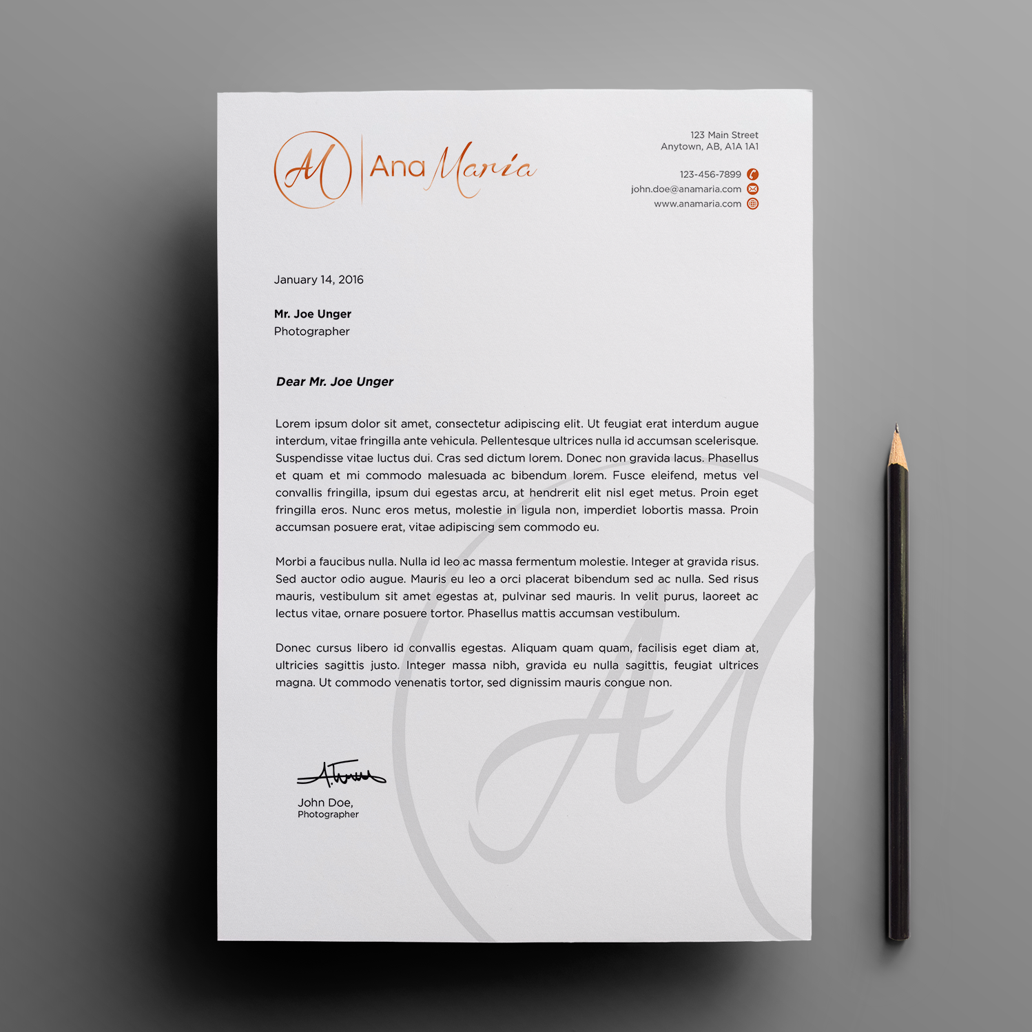 Stationery Design by haru_ichiban for this project | Design #20264568