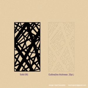 Laser Cut Designs  | Vector Design by Sajal Samaddar