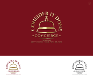 Consider It Done Concierge   / Tag line: Providing Convenience, Time & Piece of Mind | Logo Design by D_Mantra