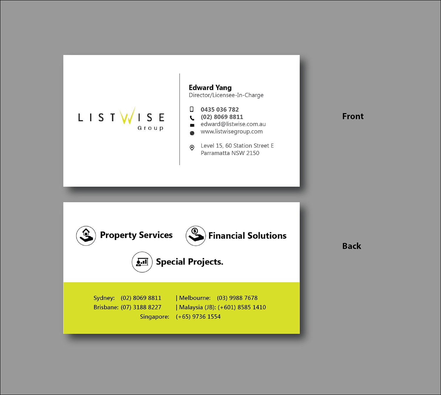 Business Card Design by ColorDrops for this project | Design #20226518