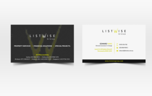 Listwise Group - Business Cards | Visitenkarten-Design von Pointless Pixels India