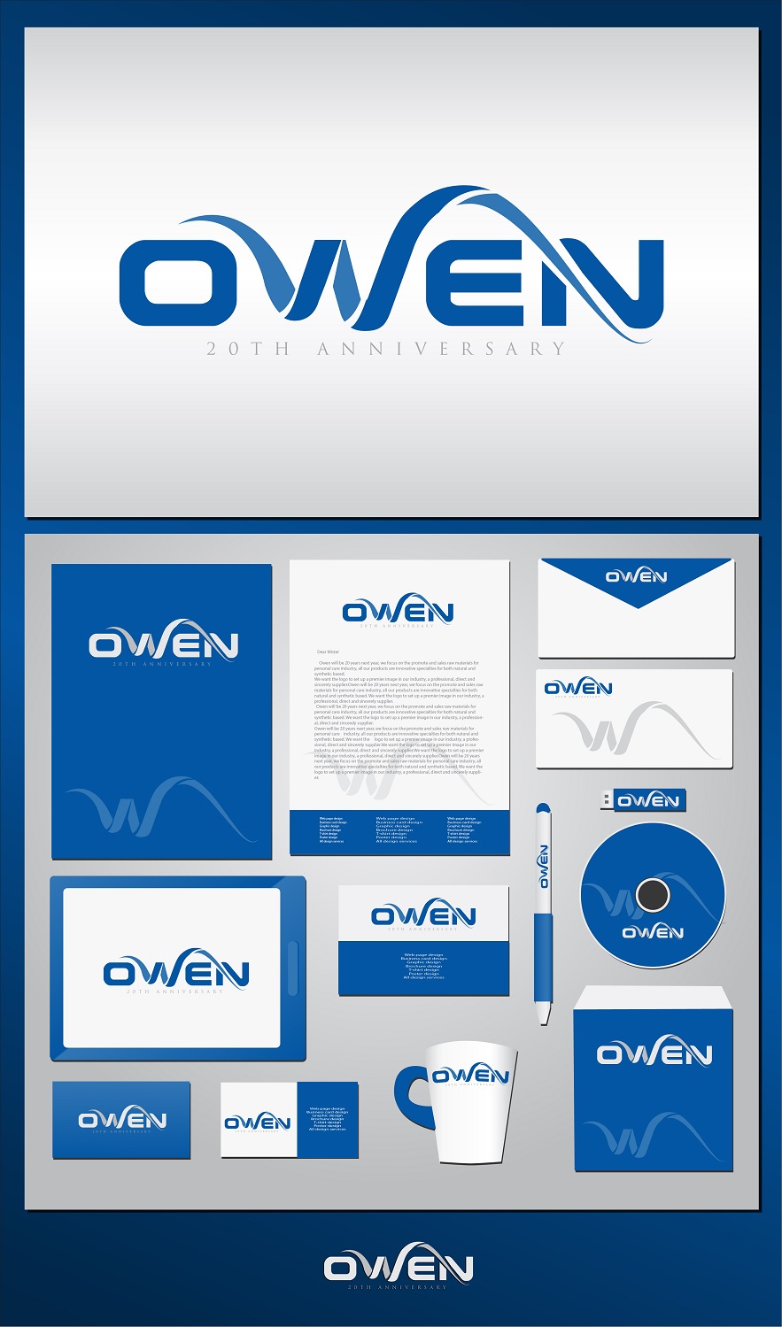 Logo Design by Kira Graphics for Owen International Ltd | Design #20295637