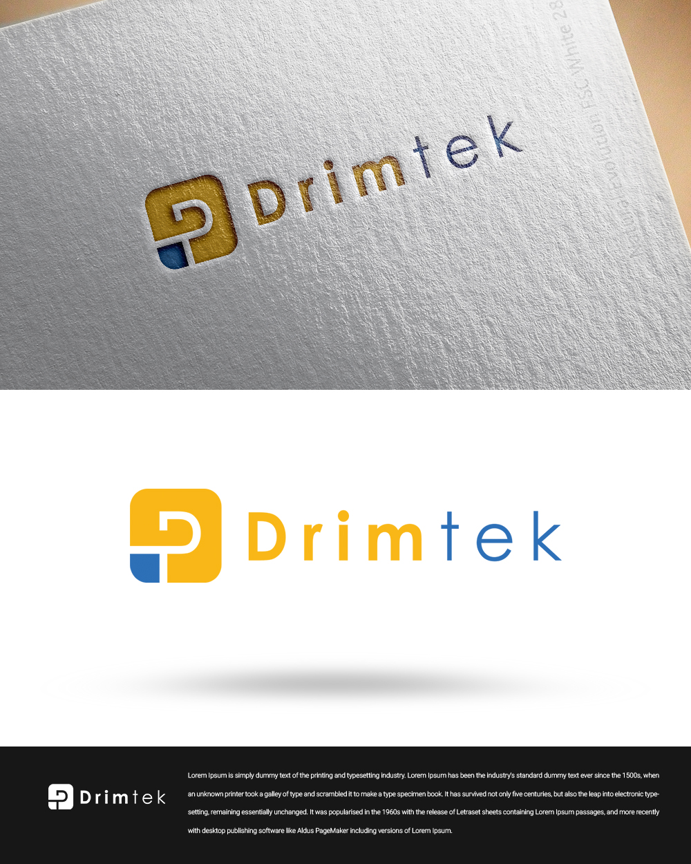 Logo Design by zingodesigns258 for Drimtek | Design #20236152