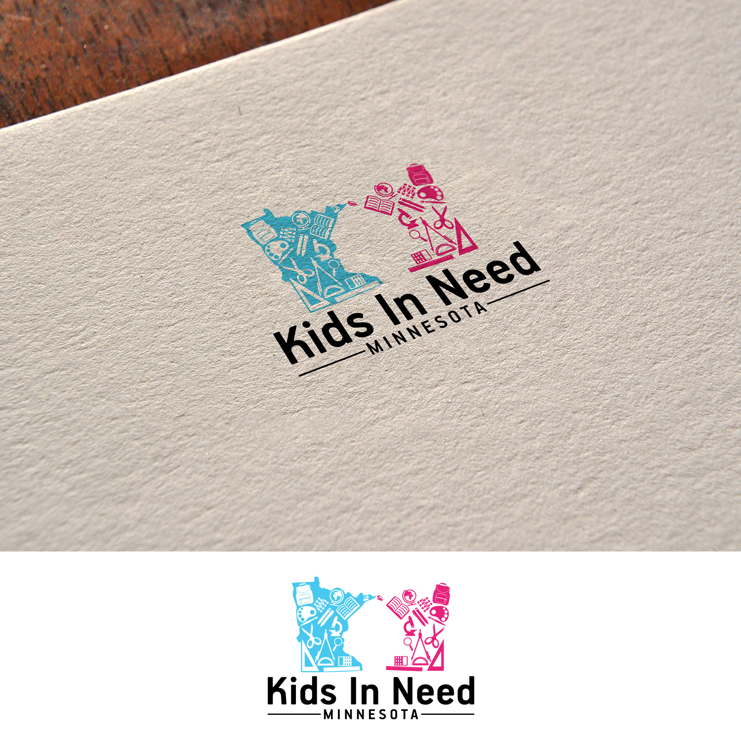 Logo Design by DesignDUO for Kids In Need Foundation | Design #20390467