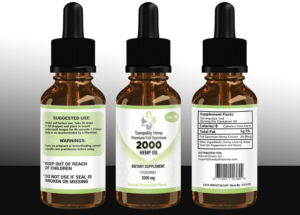 Label Redesign For Hemp Oil Tincture Bottle* | Packaging Design by NILDesigns