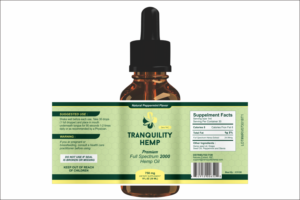 Label Redesign For Hemp Oil Tincture Bottle* | Packaging Design by BUNG