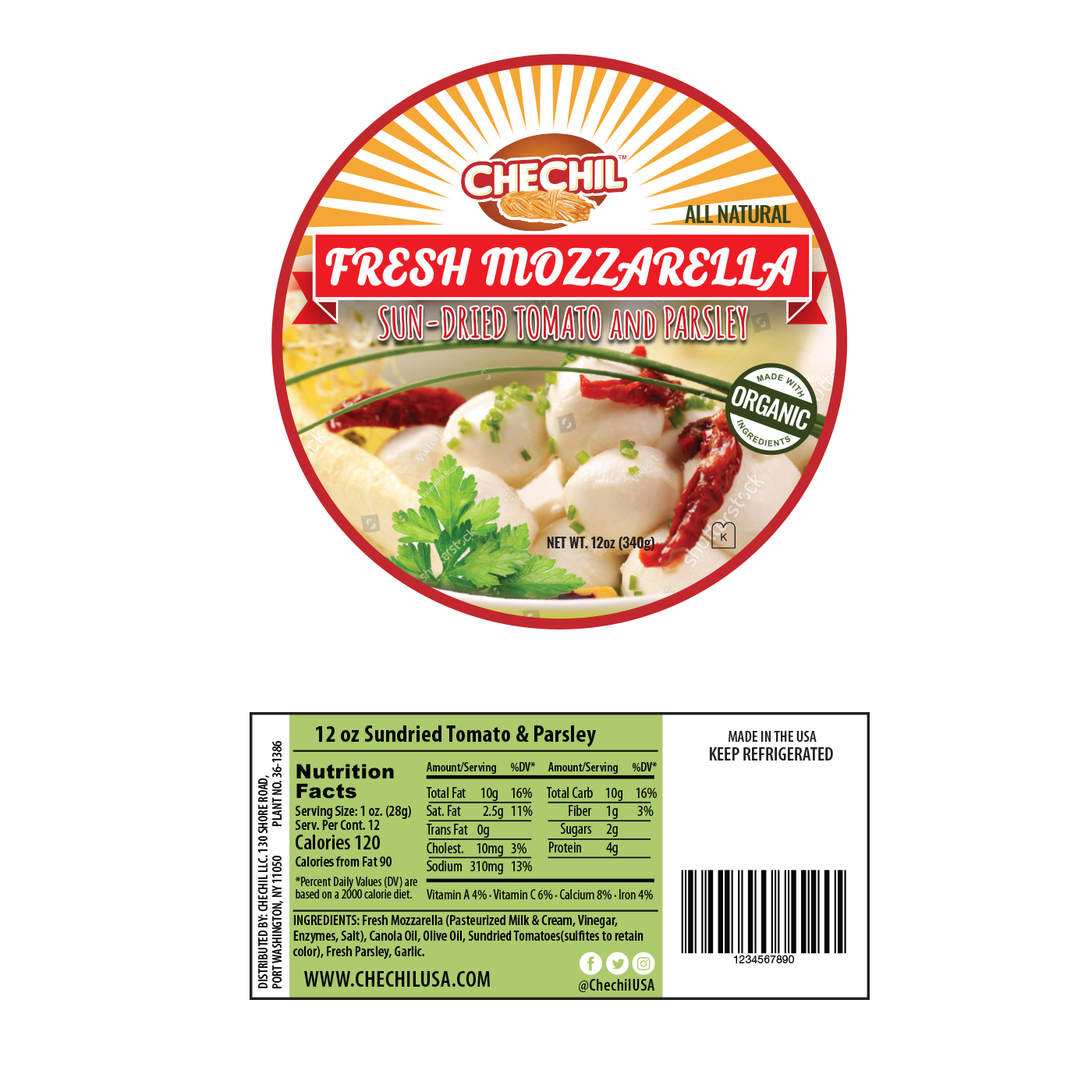 Label Design by PointGrfx for Chechil LLC | Design #20261070