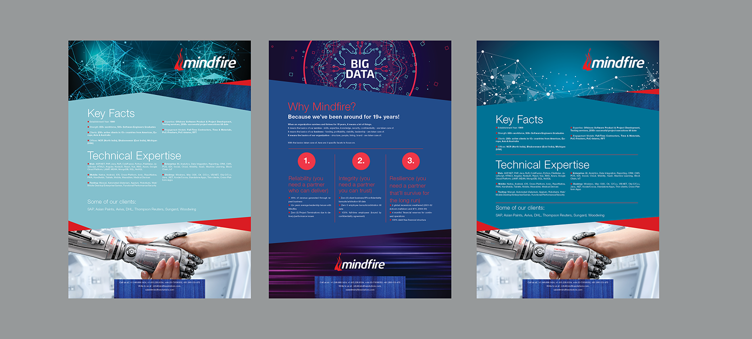 Design de Flyer par INGA DESIGN pour Mindfire Solutions | Design #20769196