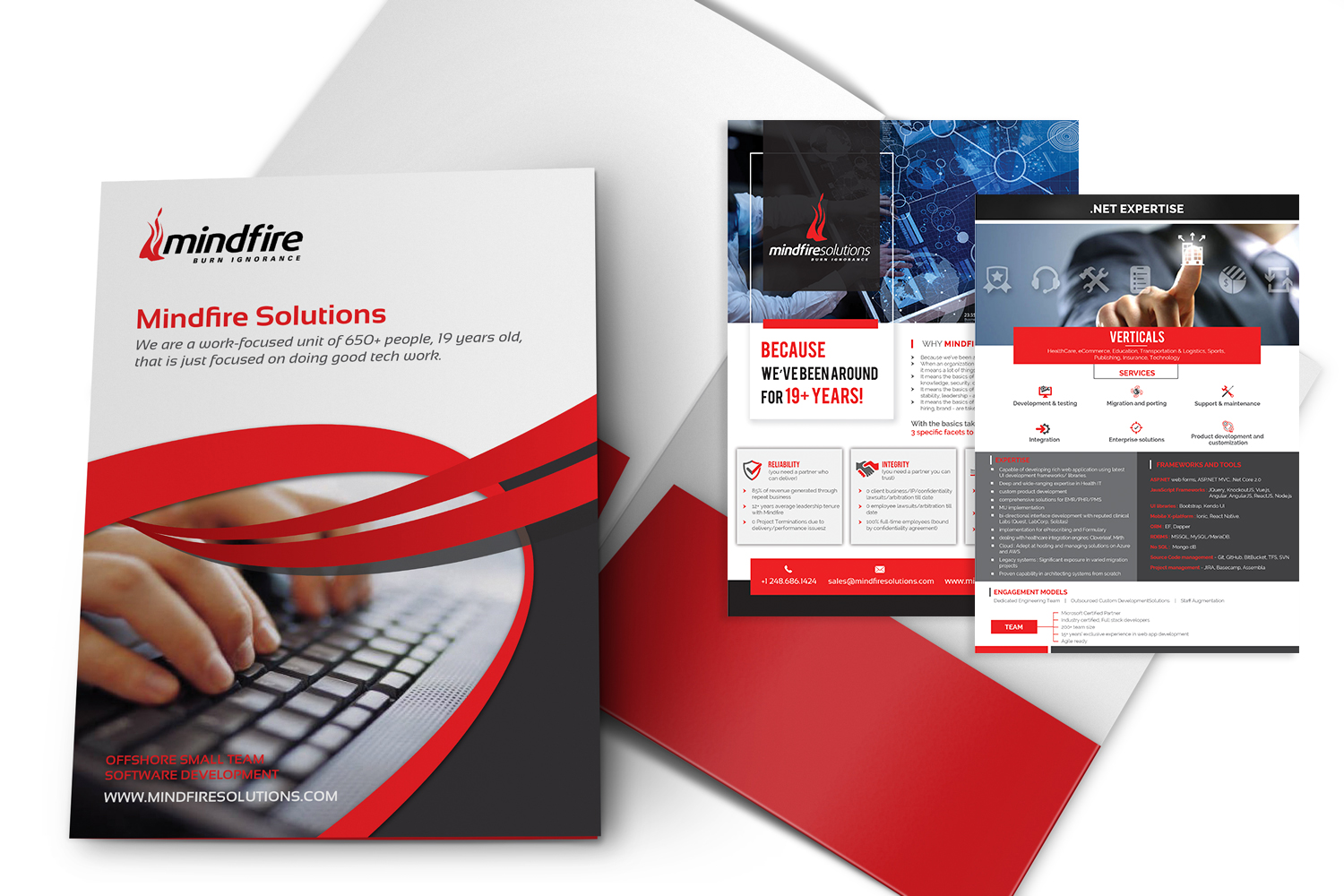 Flyer-Design von ilovedesign1 für Mindfire Solutions | Design #20382464