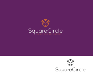 Main text: Square Circle     Byline: insight for development  | Logo Design by GreenLamp