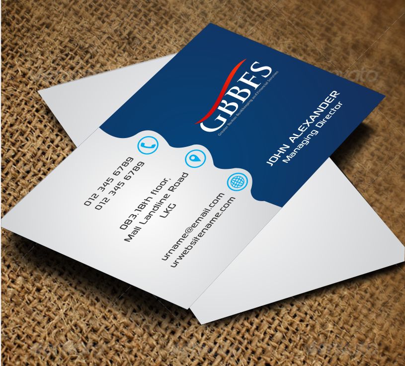 Visitenkarten-Design von AwsomeD für Greater Boston Bookkeeping and Financial Services | Design #2920906