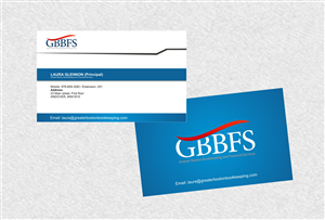 Design de Carte de Visite par ESolz Technologies pour Greater Boston Bookkeeping and Financial Services | Design #2935553