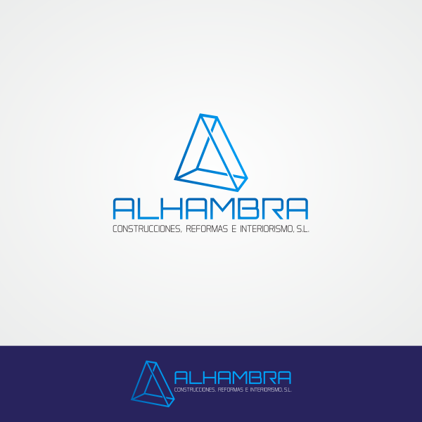 Logo Design by DonJ for ALHAMBRA CONSTRUCCIONES REFORMAS E INTERIORISMO, S.L. | Design #20345946