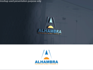 Design de Logo par A S design @ pour ALHAMBRA CONSTRUCCIONES REFORMAS E INTERIORISMO, S.L. | Design : #20313441